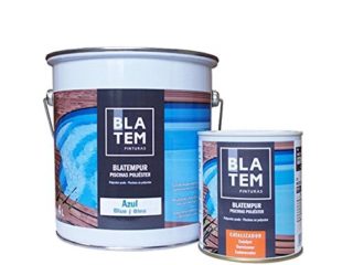 Pintura para piscina carcasa poliéster azul 4LT