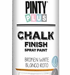 Pinty Plus Chalk Finish CK788 Spray Paint Broken White - Pintura en Aerosol, 400 ml, Blanco Roto