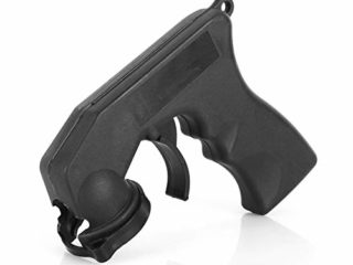 Pistola Pulverizadora Mango Adaptador Portátil Pintura Manija de Aerosol Herramienta de Reparación con Agarre Completo Gatillo de Bloqueo Mantenimiento del Automóvil