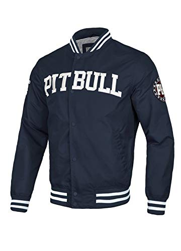 Pit Bull West Coast Chaqueta Varsity Nylon Tyrian, azul marino, talla S