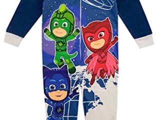 PJ Masks Pijama Entera para Niños Azul 4-5 Años