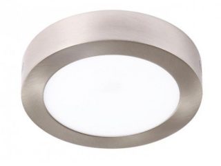 Plafón LED Circular Níquel 18W equivalente a 150W de incandescencia 1440Lm 4000K Luz Neutra ¡¡2 AÑOS DE GARANTÍA!! Envío GRATIS en compras superiores a 36 Euros Iluminashop