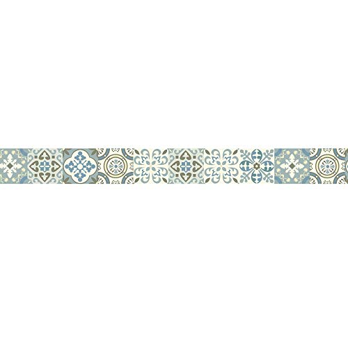 Plage Cenefa Adhesiva BORGATELLA, Vinilo, Gris, 300cm x 5cm