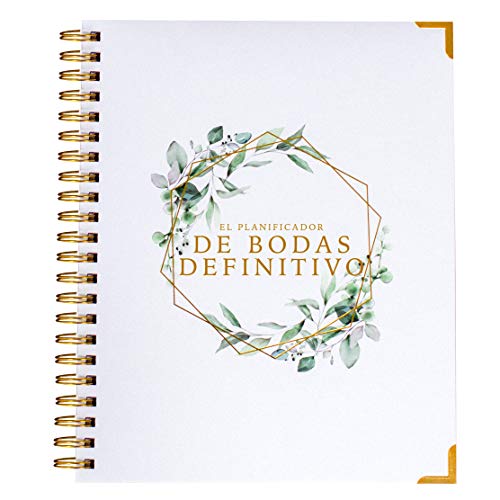 Planificador de bodas y libro organizador - Diario - Calendario - Edición en español