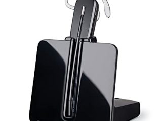 Plantronics CS540/A - Auriculares con micrófono para teléfonos digitales (Inalámbrico, DECT, 6.8 GHz, 118 Db, 85 Db, 7 h)