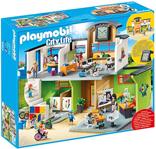 PLAYMOBIL City Life 9453 Colegio, 4-10 años