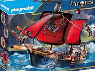 Playmobil Pirates 70411 Playset Barco Pirata Calavera, A partir de 5 años