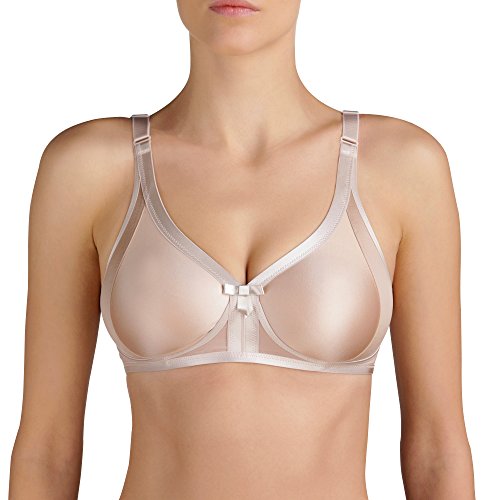 Playtex Ideal Beauty Soft Cup Sujetador sin Aros, Beige (Beige 007), 95B para Mujer