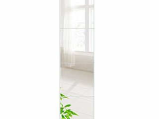 PLIENG Espejo De Cuerpo Entero HD Costuras Sin Marco Espejo De Baile Pasta Dormitorio Espejo De Pared Decoración Espejo para Mujer Regalos,22x22cm