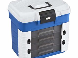 Plástico Panaro 503, maletín de Pesca para Hombre, Azul, 420 x 303 x H 400