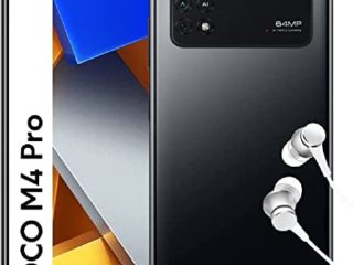 POCO M4 Pro Smartphone 6+128GB, Pantalla de 6.43 pulgadas 90Hz AMOLED DotDisplay, MediaTek Helio G96, Triple Cámara de 64MP, 5000mAh, Power Black, Versión ES