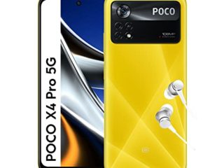 POCO X4 Pro 5G - Smartphone 6+128GB, Pantalla de 6.67” 120Hz AMOLED DotDisplay, Snapdragon 695, Triple Cámara de 108MP, 5000mAh, Yellow (Versión ES + 3 años de garantía) con Alexa manos libres