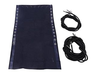 POHOVE Zero Gravity - Tela de repuesto para silla con 4 cuerdas, tela plegable de reparación para patio, jardín, piscina (azul)