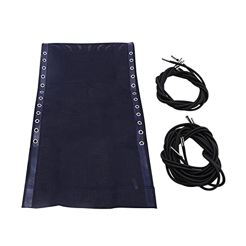 POHOVE Zero Gravity - Tela de repuesto para silla con 4 cuerdas, tela plegable de reparación para patio, jardín, piscina (azul)