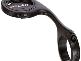 Polar - Soporte frontal de ciclocomputador para manillar, color negro