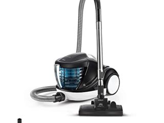 Polti Forzaspira Lecologico Aqua Allergy Natural Care Aspirador sin Bolsa con Filtro de Agua, 6 accesorios, 1 L, Azul