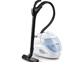 Polti Vaporetto Lecoaspira FAV30 - Generador de vapor y aspiración con filtro de agua, autonomía ilimitada, 4 bar, 2450 W, 1.8 litros, aluminio, blanco
