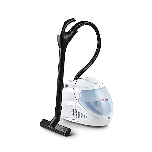 Polti Vaporetto Lecoaspira FAV30 - Generador de vapor y aspiración con filtro de agua, autonomía ilimitada, 4 bar, 2450 W, 1.8 litros, aluminio, blanco