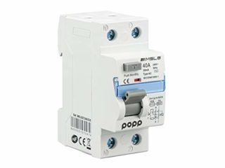 POPP® Electric Interruptor diferencial industrial TIPO AC 40A 30mA 1P+N … (1)