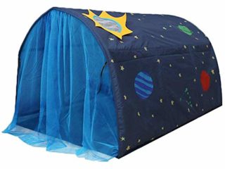 Powcan Carpa de Cama Tienda De Juego para Niños Tienda de Juegos Princess Castle para niñas Tiendas de Juegos para niños Grandes Tiendas de campaña para niños Play House 140x100x80cm
