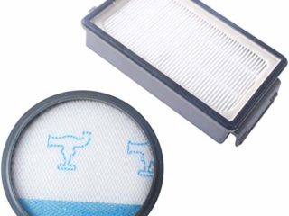 Poweka Filtro de Espuma y Filtro HEPA Compatible con Aspiradora Rowenta Tefal Mouli-nex Compact Power Cyclonic Series Reemplaza a ZR005901