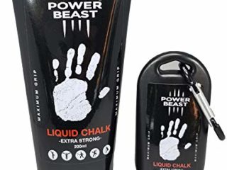 POWER BEAST MAGNESIO LÍQUIDO | Liquid Chalk | Tiza Líquida | No Más Sudor, Agarre Extremo para Calistenia, Levantamiento De Pesas, Escalada, Baile en Barra Americana, Musculación.