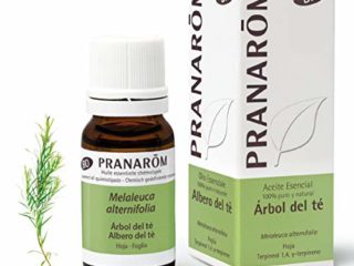 Pranarôm Aceite Esencial de Árbol del Té 100% puro, natural y BIO, 100% Quimiotipado, Melaleuca alternifolia, Purificador anti imperfecciones, cara y cuerpo, Blanqueador de dientes, Tea Tree, 10 ml