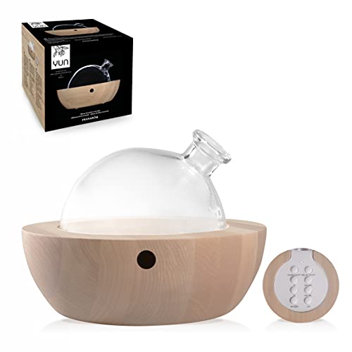 Pranarôm Difusor Yun Difusión atmosférica, Madera de Arce, Vidrio soplado artesanalmente, 1 Unidad