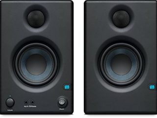 PreSonus Eris E3.5, 3.5", bidireccional, Alta definición Monitores de estudio multimedia (par), Color Negro