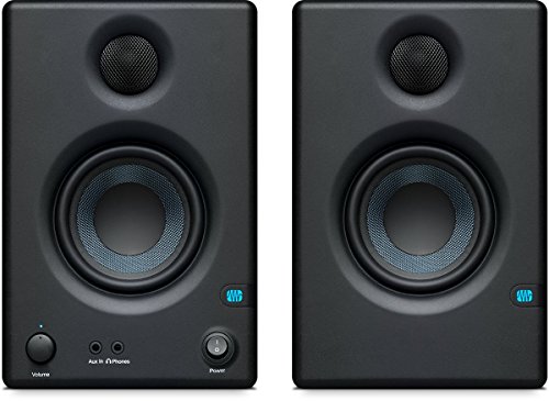 PreSonus Eris E3.5, 3.5", bidireccional, Alta definición Monitores de estudio multimedia (par), Color Negro