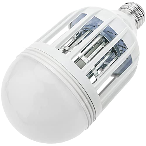 PrimeMatik - Bombilla matamoscas y Mosquitos eléctrico luz Mata Insectos voladores y Moscas 15 W E27 600 LM