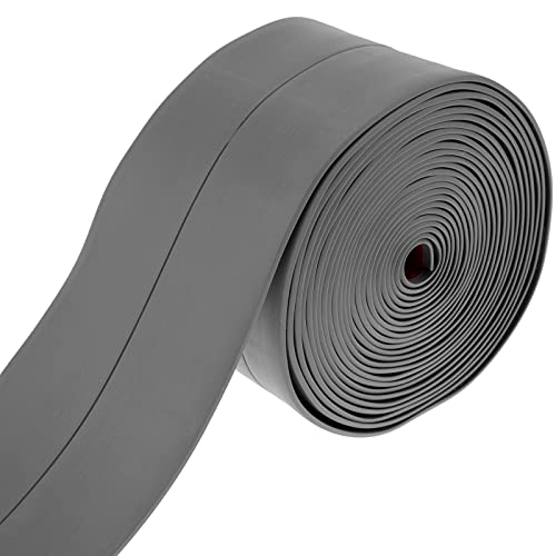 PrimeMatik - Rodapié Flexible Autoadhesivo 19 x 19 mm. Longitud 5 m Gris