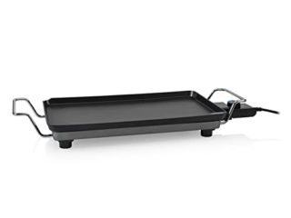 Princess 102240 Plancha Table Chef Superior Classic, Revestimiento antiadherente de triple capa, 2500 W, superficie de 46 x 26 cm, aluminio fundido, asas frías al tacto, termostato regulable