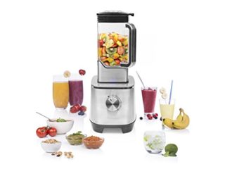 Princess 219500 Potente Batidora de 2000 W con jarra tritan de 2 litros libre de BPA, 6 programas automáticos, apta para picar hielo, Acero inoxidable
