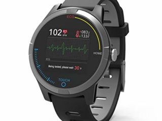 PRIXTON – Reloj Inteligente Smartwatch para Android e iOS con Electrocardiograma, Presión en Sangre, Pulsometro, Resistente a Salpicaduras, Pulsera de Actividad para Hombre y Mujer | SWB28