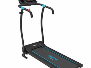 PRIXTON Run Fit RF100 - Cinta de Correr Electrica Plegable/Cintas de Andar Electricas Plegables con Velocidad e Inclinacion Regulable, Soporte Tablet/móvil, Pulsómetro y Pantalla LED (Reacondicionado)