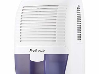 Pro Breeze Deshumidificador 1500 ml Pequeño y Portátil. Elimina, Humedad y Moho de Habitaciones, Baños y Áreas Medianas y Pequeñas. Bajo Consumo y Auto Apagado