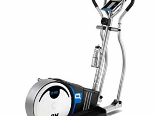 PROACTION Bicicleta Elíptica BH Quick. Sistema inercial 8kg. Freno magnético. Zancada 36cm. Distancia Entre Pedales 18cm. Monitor LCD. Blanco Gris. BH Fitness G233N