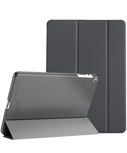 ProCase Funda iPad 2 3 4 - Carcasa Folio Ligera Delgada con Tapa Inteligente Reverso Translúcido Esmerilado Soporte para 9,7" Apple iPad 2/iPad 3/iPad 4 (Modelos Antiguos) –Gris