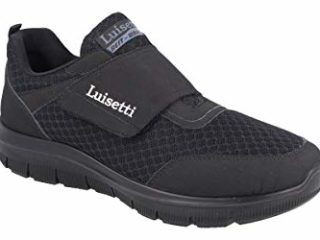 Producto Vegano. Zapato Deportivo Rest Walking con Textil última generación y Suela de Poliuretano Ultraligera LUISETTI Zapato Deportivo Runner 31104ST Talla 39 Color Negro