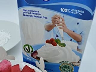 Professional Cream Nata Azucarada para Roscón de Reyes y Postres,Nata Vegetal, Nata Siempre Firme 1L