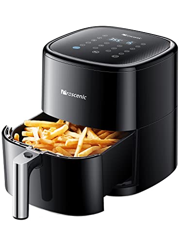 proscenic T22 Freidora sin Aceite, Freidora de Aire Caliente 5L, Con 13 Programas, Reducción de 20% Ruido, Compatible con APP, Recetas Online, Sin PFOA, Pantalla LED Táctil, Cesta Antiadherente, 1500W