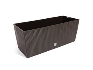 Prosperplast Jardinera Mod Rato J 600 C/Autorriego, Chocolate, 60 cm