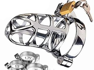 Protector de Jaula de candado metálico con Llave, con candado, hipoalergénico