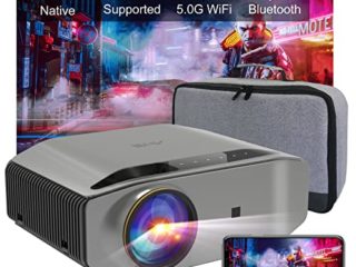 Proyector 4K Soporte,Artlii Energon2 Proyector 5G WiFi Bluetooth 340ANSI,1080P Nativo Full HD 250" Pantalla,Proyector Cine en Casa para TV Stick iOS Android PS5