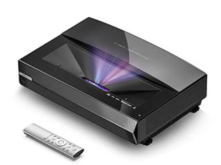 Proyector 4k Tiro Ultracorto TV, Dolby Audio 2500 ANSI Lumen, HDR 10 MEMC Operación Silenciosa 25dB 30.000 Horas, Relación de Contraste Dinámico de 15.000: 1, Pantalla Grande de 100 Pulgadas