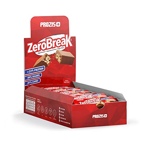 Prozis ZeroBreak - Crunchy Protein Chocolate Milk Chocolate - 1 Paquete de 1 x 500 gr - Total: 500 gr