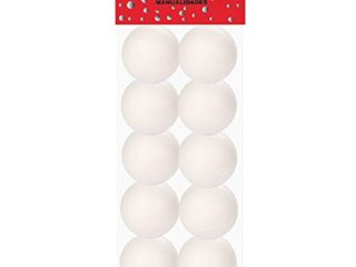 Pryse- Pack de 10 Bolas de poliestireno, 30 mm (5080003)