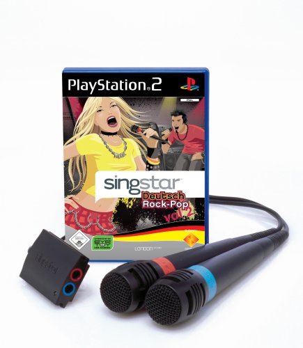 PS 2 Singstar Deutsch-Rock-Pop Vol. 2 + Mikro