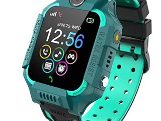 PTHTECHUS Reloj Inteligente Niño de Podómetro, Smartwatch Niños con 14 Juegos SOS Llamada MúSica Linterna Cámara Despertador Regalos para niños de 4 a 12 años (Y19-Blue)